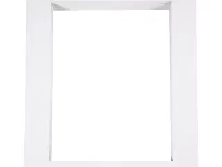 Passepartoutrammer , A3, str. 40x50 cm, 500 g, hvid, 100stk./ 1 pk.
