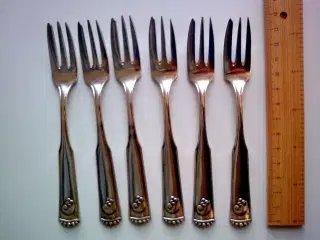 Kagegafler 6 stk. vintage dansk M&TB