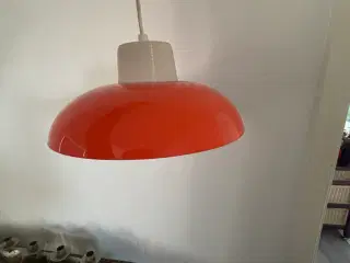 Loftlampe, retro i orange