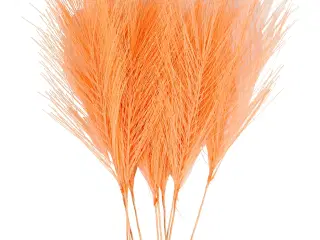 Kunstige fjer, L: 15 cm, B: 8 cm, orange, 10stk./ 1 pk.