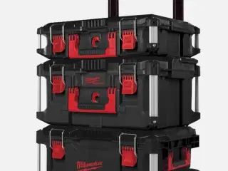 MILWAUKEE PACKOUT, LADER, BATTERIER. SKAL VÆK IDAG