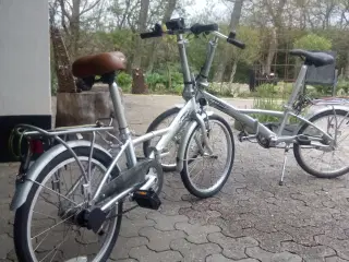 Folde cykler 20" gode og 100 procent i orden
