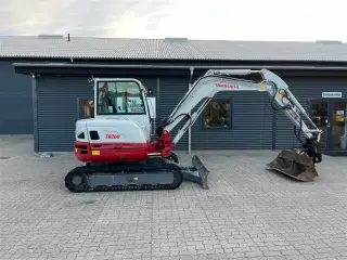 Takeuchi TB260 Aftagelige Engcon rotortilt og centralsmørring.