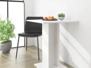 Bistrobord 60x60x75 cm konstrueret træ hvid