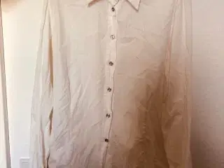 Smuk råhvid BURBERRY skjorte
