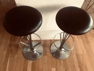 Barstole Piet Hein sort læder