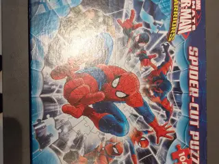 Spiderman puslespil 104 brikker