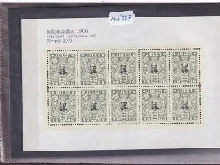 Danmark julemærkeark nytryk 1906/93 - POSTFRISK