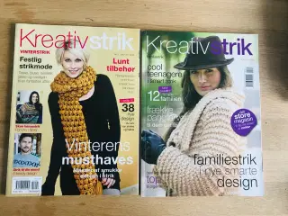 Kreativ strik:  Nr 6 2009 + Nr. 5 2012