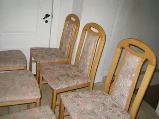Spisestuestole 6 stk.