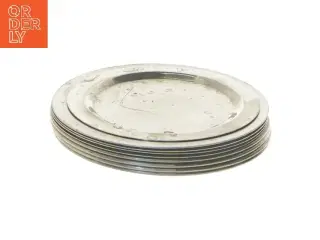 Glas bakker i Rustfri stål (str. Ø 10 og 8,5 cm, 9 styk cm)