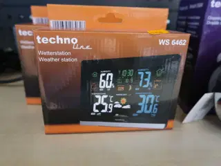2 stk. vejrstationer TECHNO LINE WS 6462