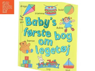 Baby's første bog om legetøj (Bog) fra Clava