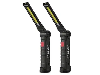 2 stk. Arbejdslampe, opladelig.