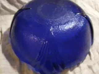 Blå Glas Skål