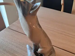 Stor kgl porcelæns ræv