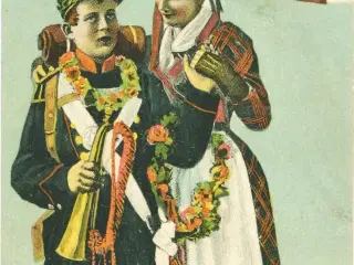 Den lille Hornblæser, 1909