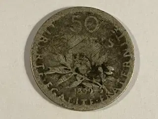 50 Centimes 1899 France