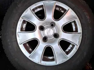 Alufælge, 16" R15, vinterdæk