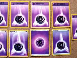 Pokemon - 9 forskellige psychic energy kort (19)