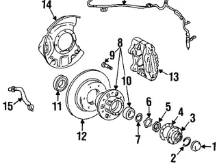 Bremseskiver, Landcruiser 4.2D/TD