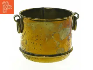 Gammeldags kobber spand (str. 9 x 11 cm)