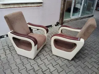 "art deco" style lounge stole fra 1970/1980 erne