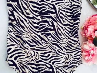 Badedragt med zebra striber 