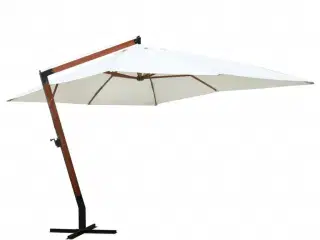 Parasol 300 x 400 cm hvid