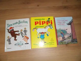 Pippi Langstrømpe. Den sorte Bastian. Suser min li
