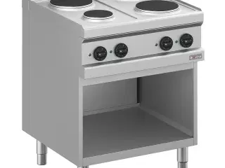 Elektrisk Komfur med Underskab (GN 2/1) – 4 Plader