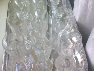 Champagne glas fløjter 2-4 eller +10 m bakke-bling