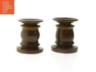 Keramiske lysestager fra Kähler (str. Ø. 7 cm længde. 9 cm)