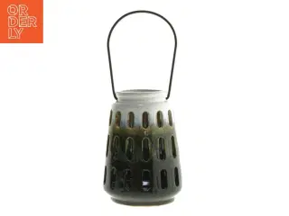 Keramisk lysestage (str. 13,5 cm)