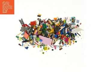 1,11 kg blandet LEGO klodser fra Lego (str. 1,11 kg cm)
