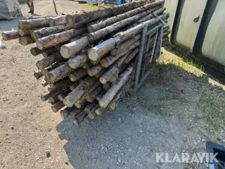 Rafter med bark