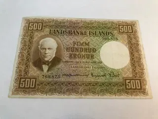 500 kronur Island 1928