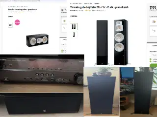 yamaha højttalere ns-7776 og 1 centerhøjttaler