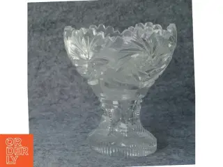 Vase i krystal (str. 15 x 13 cm)