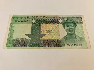 20 Cedis Ghana 1980