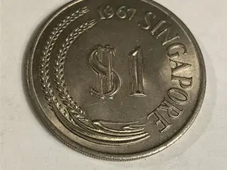 1 Dollar Singapore 1967