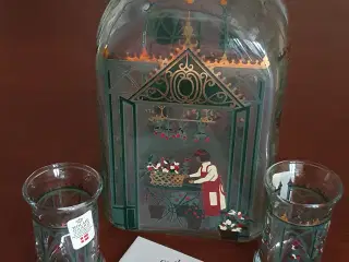 Holmegård jule snaps flaske