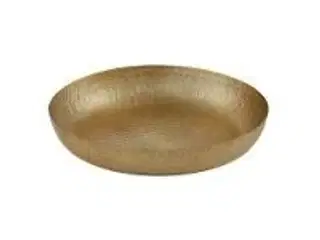 1 stk. Serveringsfad guld hammeret 360 mm