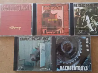 .BACKSEAT & BACKSEAT BOYS.  CDer sælges stykvis   