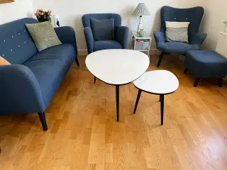 Sofa, lænestol, sofaborf