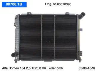 Alfa Romeo 164 2,5 TD/3,0 V6 (88-)