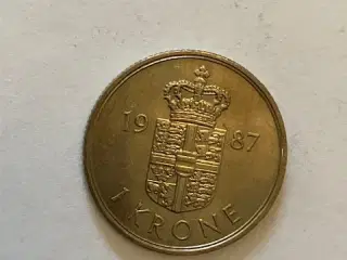 1 Krone 1987 Danmark