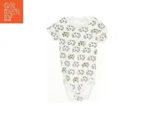 Kortærmet bodystocking med mariehøneprint (str. 74)