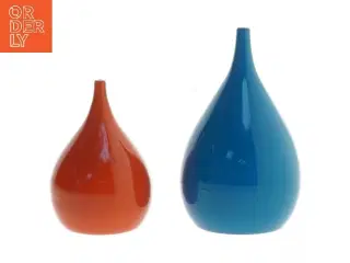 Keramiske salt- og peberbøsser (str. 10 og 8 cm)