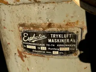 Antik kompressor fra år 1955